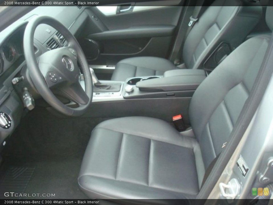 Black Interior Photo for the 2008 Mercedes-Benz C 300 4Matic Sport #39266811