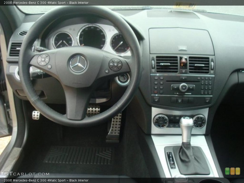 Black Interior Dashboard for the 2008 Mercedes-Benz C 300 4Matic Sport #39266835