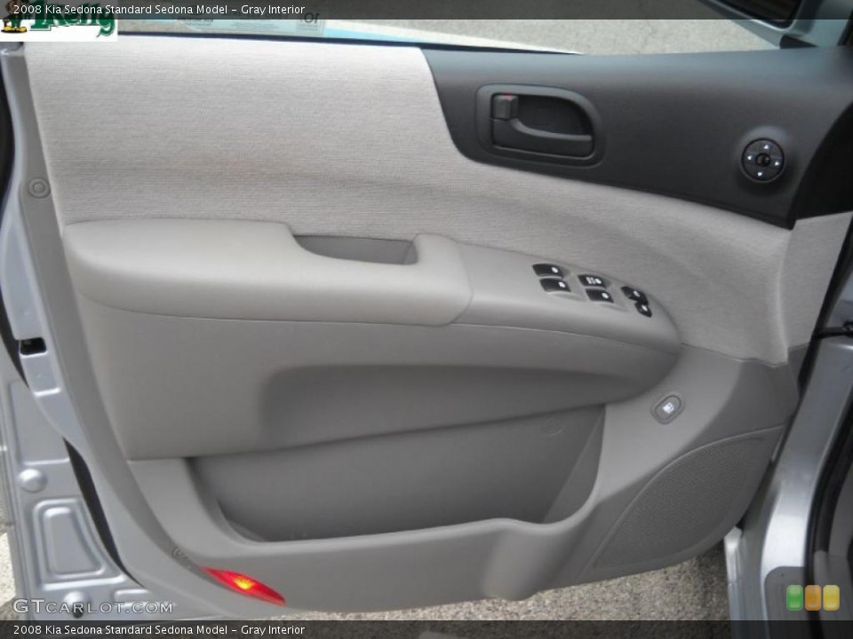 Gray Interior Door Panel for the 2008 Kia Sedona  #39267063