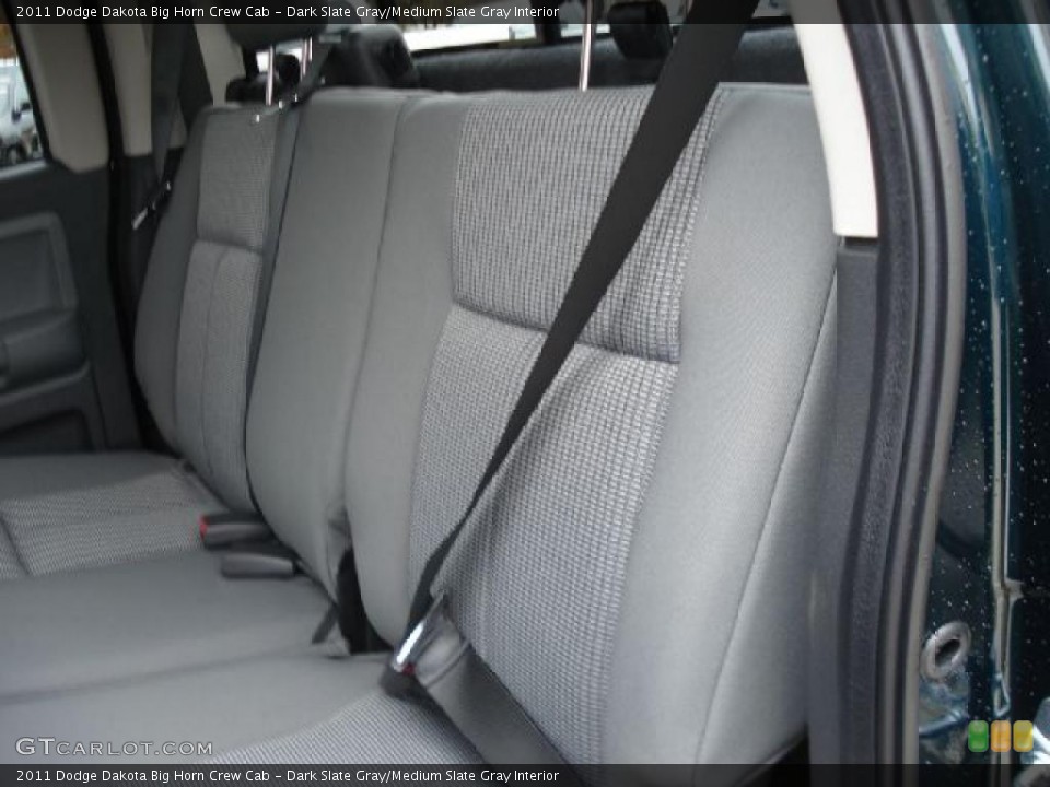 Dark Slate Gray/Medium Slate Gray Interior Photo for the 2011 Dodge Dakota Big Horn Crew Cab #39268099