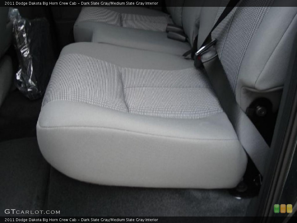 Dark Slate Gray/Medium Slate Gray Interior Photo for the 2011 Dodge Dakota Big Horn Crew Cab #39268123
