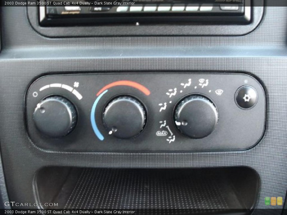 Dark Slate Gray Interior Controls for the 2003 Dodge Ram 3500 ST Quad Cab 4x4 Dually #39269091