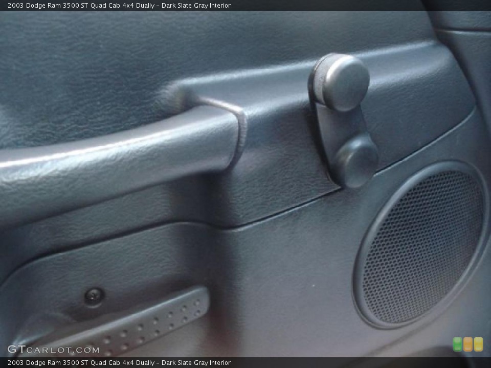 Dark Slate Gray Interior Controls for the 2003 Dodge Ram 3500 ST Quad Cab 4x4 Dually #39269139