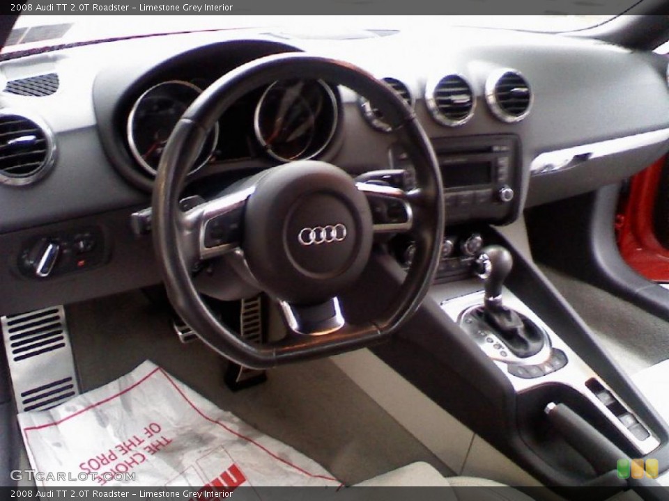Limestone Grey Interior Prime Interior for the 2008 Audi TT 2.0T Roadster #39270483