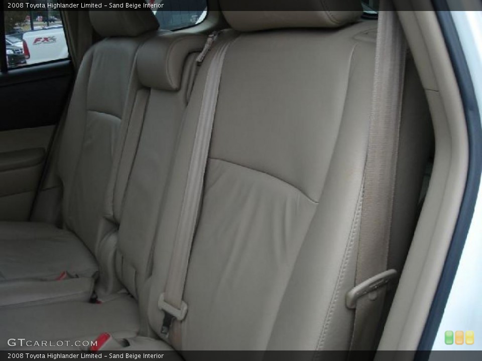 Sand Beige Interior Photo for the 2008 Toyota Highlander Limited #39271103