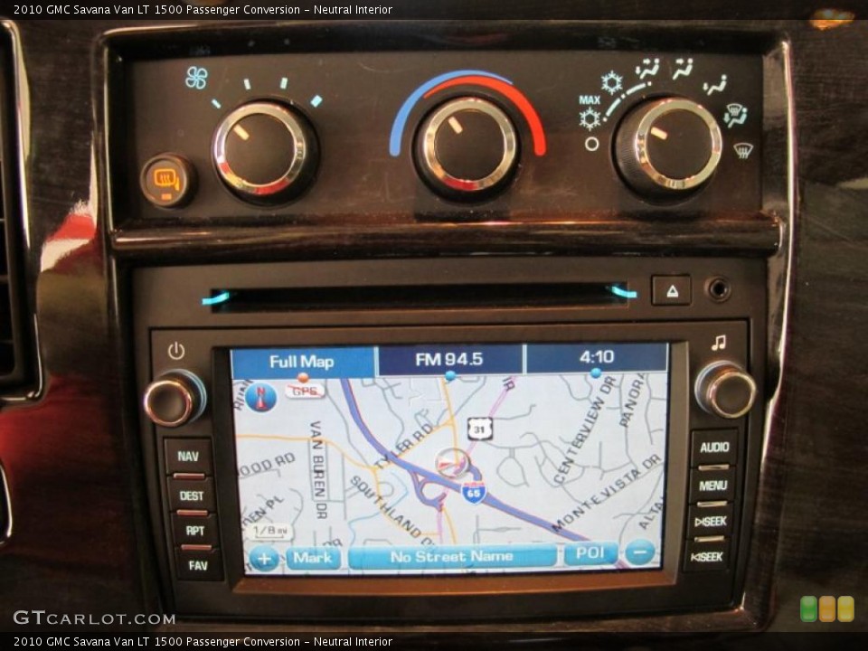 Neutral Interior Controls for the 2010 GMC Savana Van LT 1500 Passenger Conversion #39271683