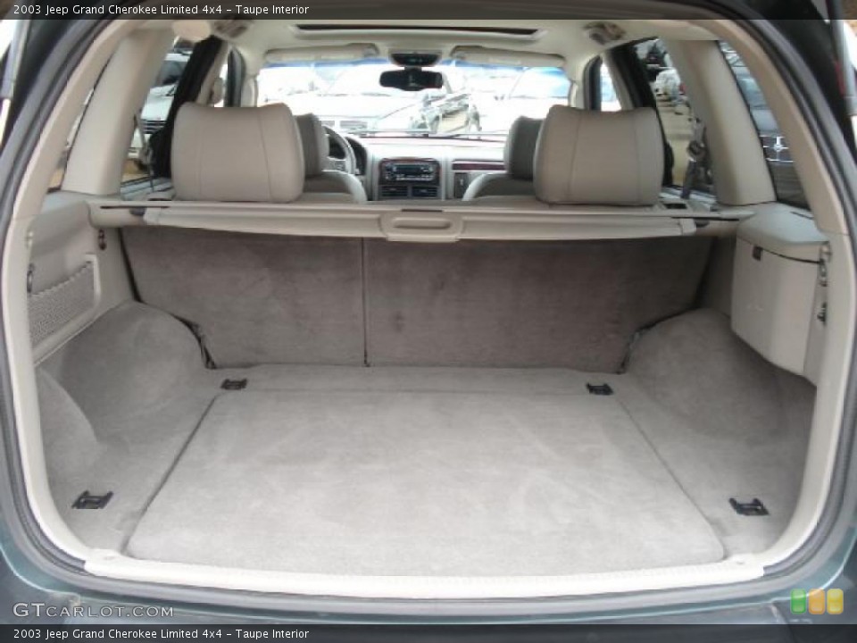 Taupe Interior Trunk for the 2003 Jeep Grand Cherokee Limited 4x4 #39272339