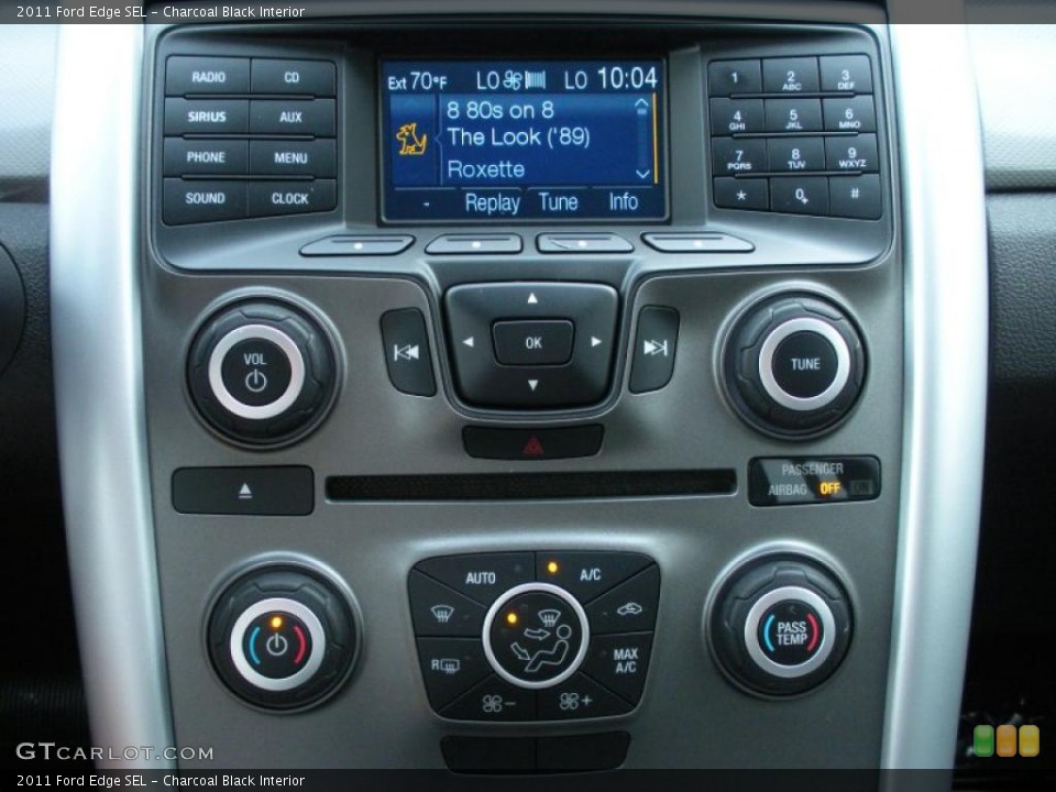 Charcoal Black Interior Controls for the 2011 Ford Edge SEL #39273755