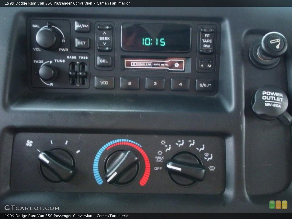 Camel/Tan Interior Controls for the 1999 Dodge Ram Van 350 Passenger Conversion #39274227