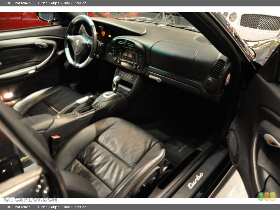 Black Interior Dashboard for the 2003 Porsche 911 Turbo Coupe #39275359