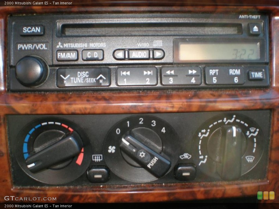 Tan Interior Controls for the 2000 Mitsubishi Galant ES #39275483