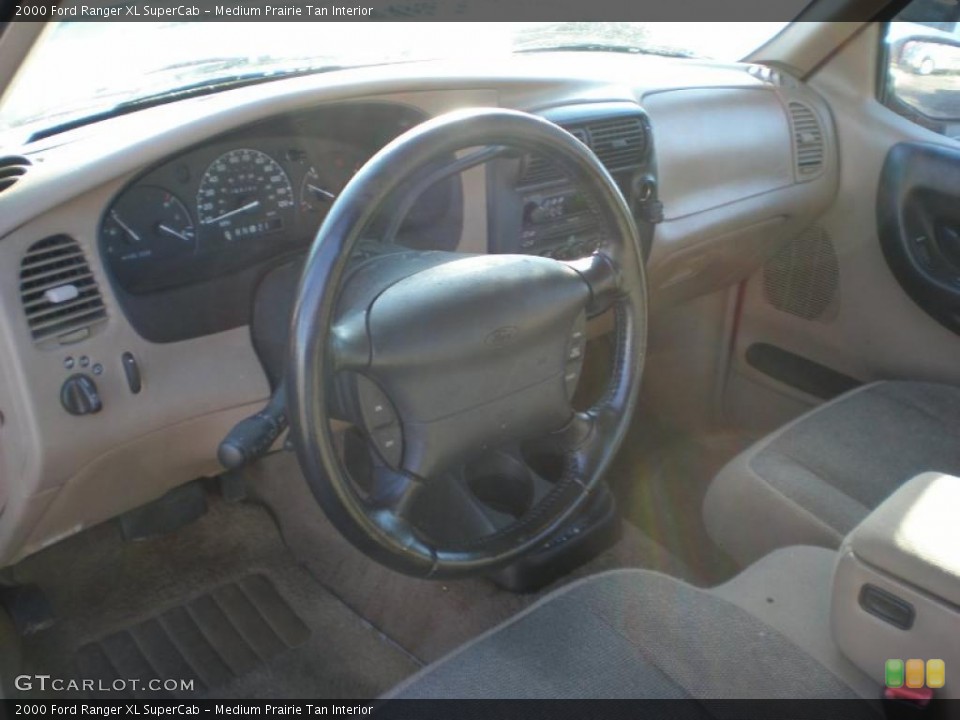 Medium Prairie Tan Interior Prime Interior for the 2000 Ford Ranger XL SuperCab #39275703