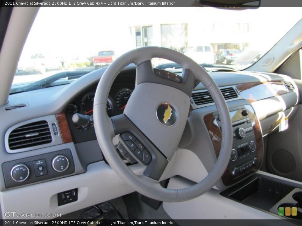 Light Titanium/Dark Titanium Interior Dashboard for the 2011 Chevrolet Silverado 2500HD LTZ Crew Cab 4x4 #39276375
