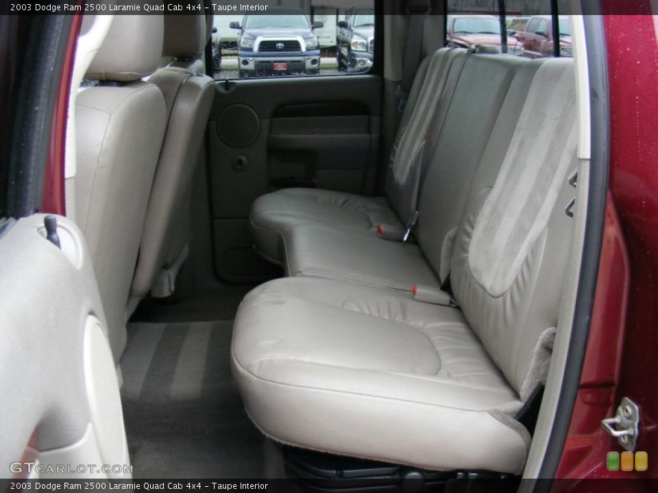 Taupe Interior Photo for the 2003 Dodge Ram 2500 Laramie Quad Cab 4x4 #39277411