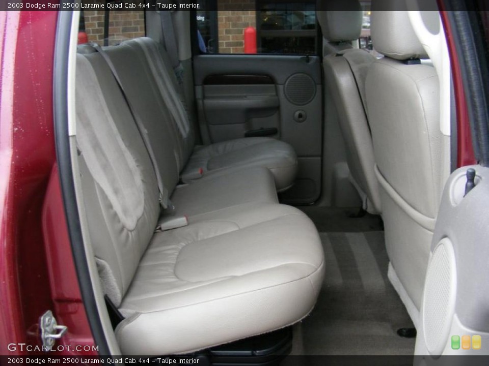 Taupe Interior Photo for the 2003 Dodge Ram 2500 Laramie Quad Cab 4x4 #39277427