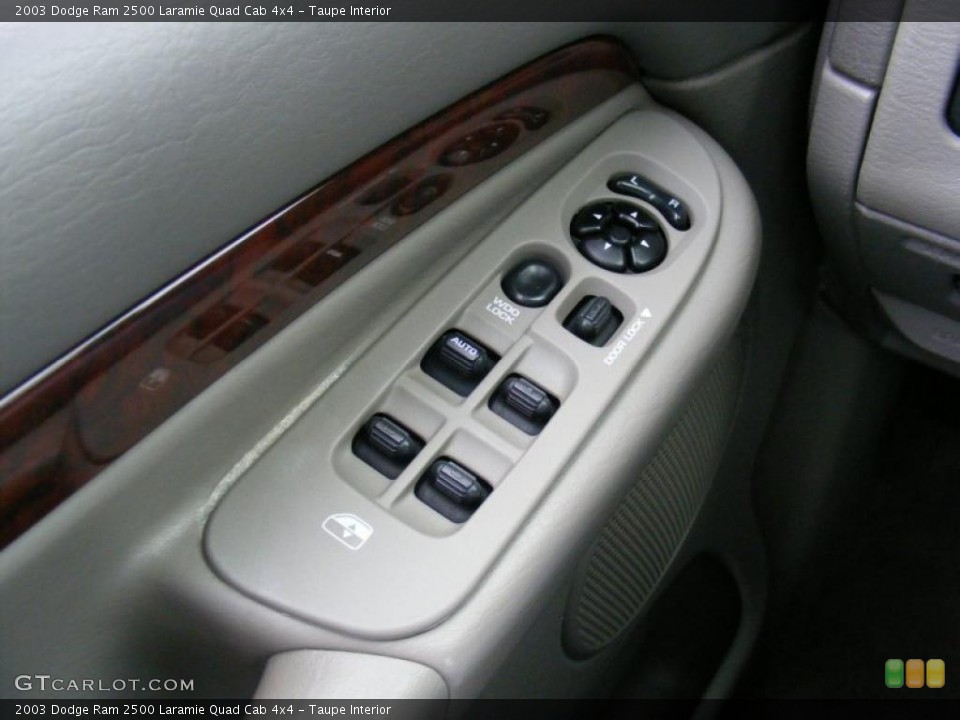 Taupe Interior Controls For The 2003 Dodge Ram 2500 Laramie