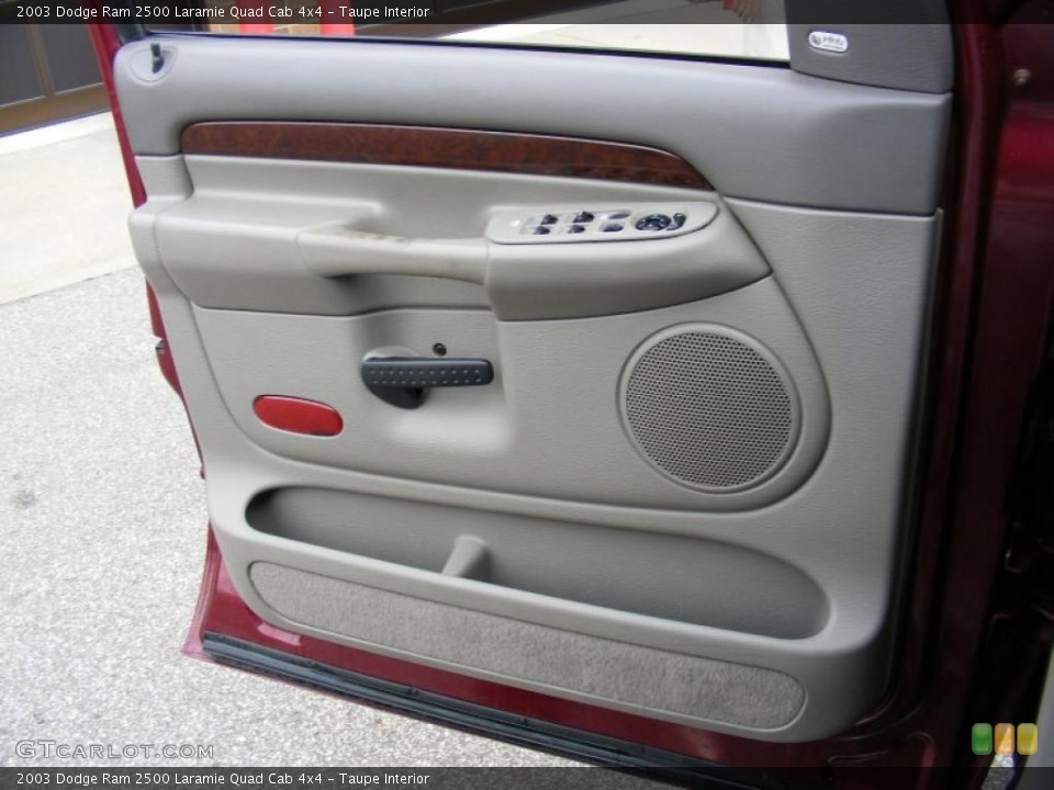Taupe Interior Door Panel for the 2003 Dodge Ram 2500 Laramie Quad Cab 4x4 #39277639