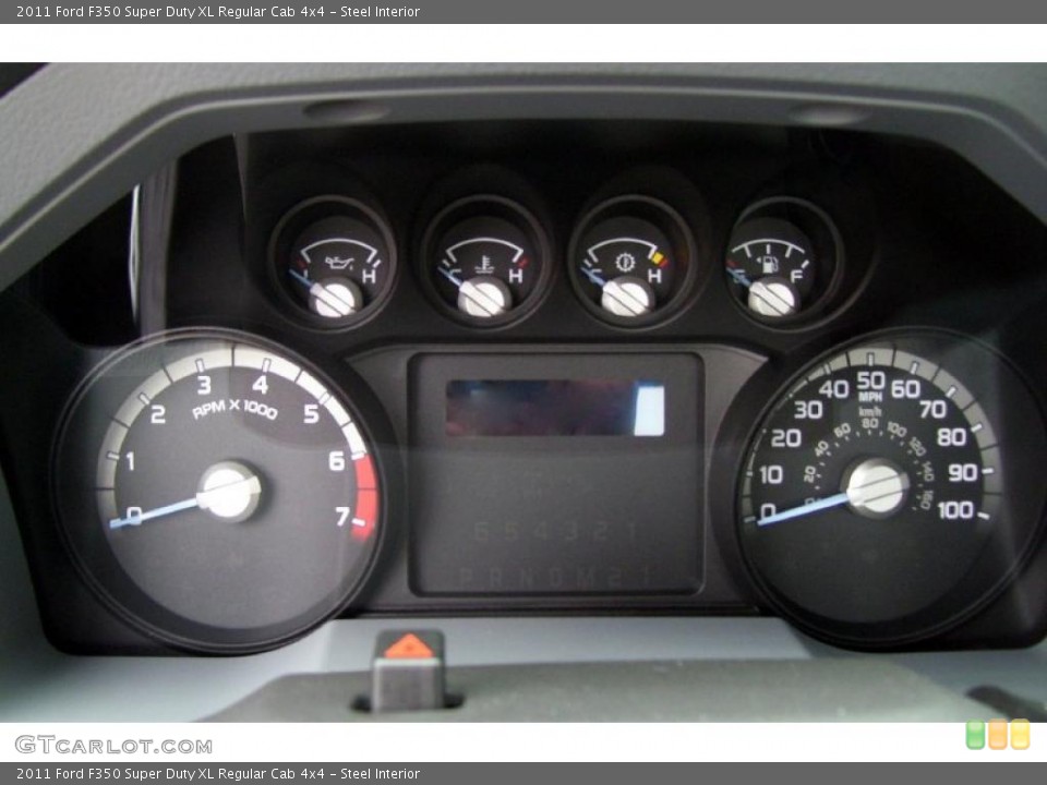 Steel Interior Gauges for the 2011 Ford F350 Super Duty XL Regular Cab 4x4 #39278079