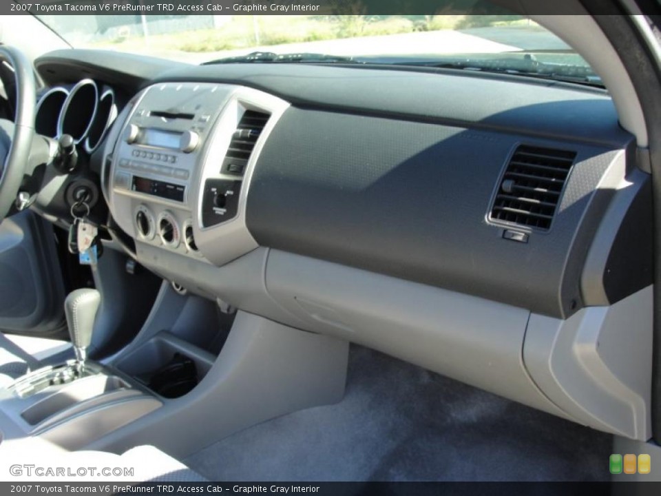 Graphite Gray Interior Dashboard for the 2007 Toyota Tacoma V6 PreRunner TRD Access Cab #39278883