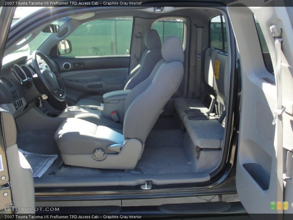 Graphite Gray Interior Photo for the 2007 Toyota Tacoma V6 PreRunner TRD Access Cab #39278951