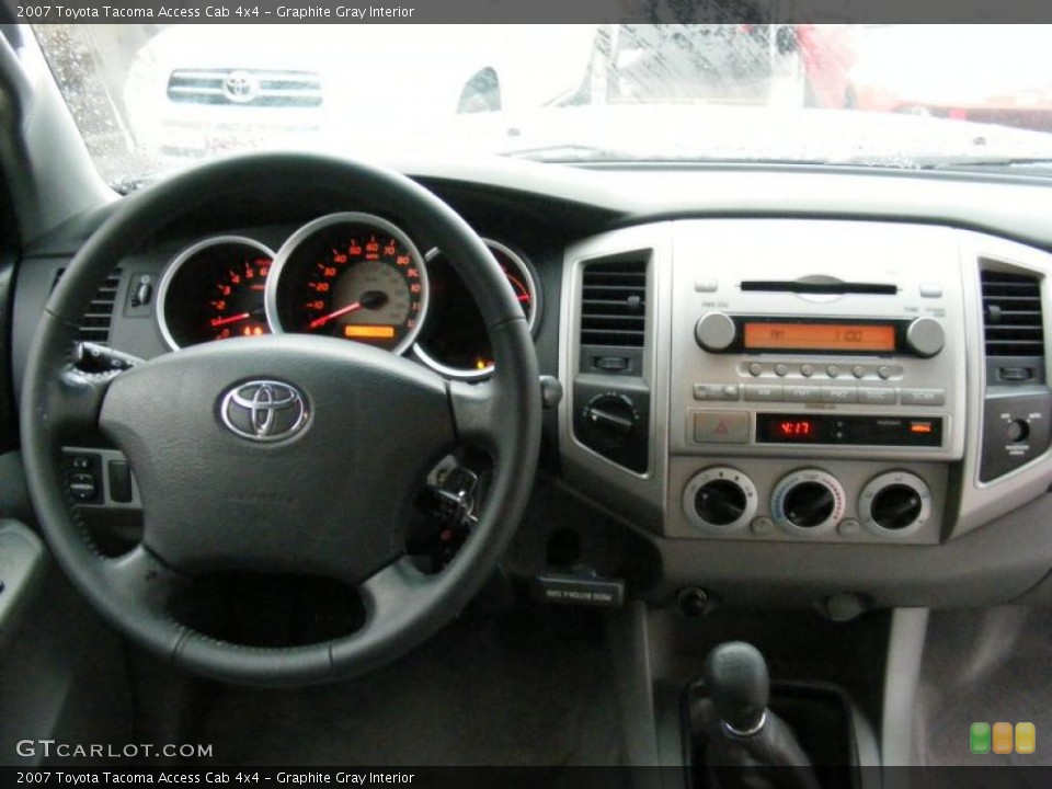 Graphite Gray Interior Dashboard for the 2007 Toyota Tacoma Access Cab 4x4 #39278979