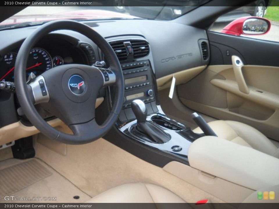 Cashmere Interior Prime Interior for the 2010 Chevrolet Corvette Coupe #39281659