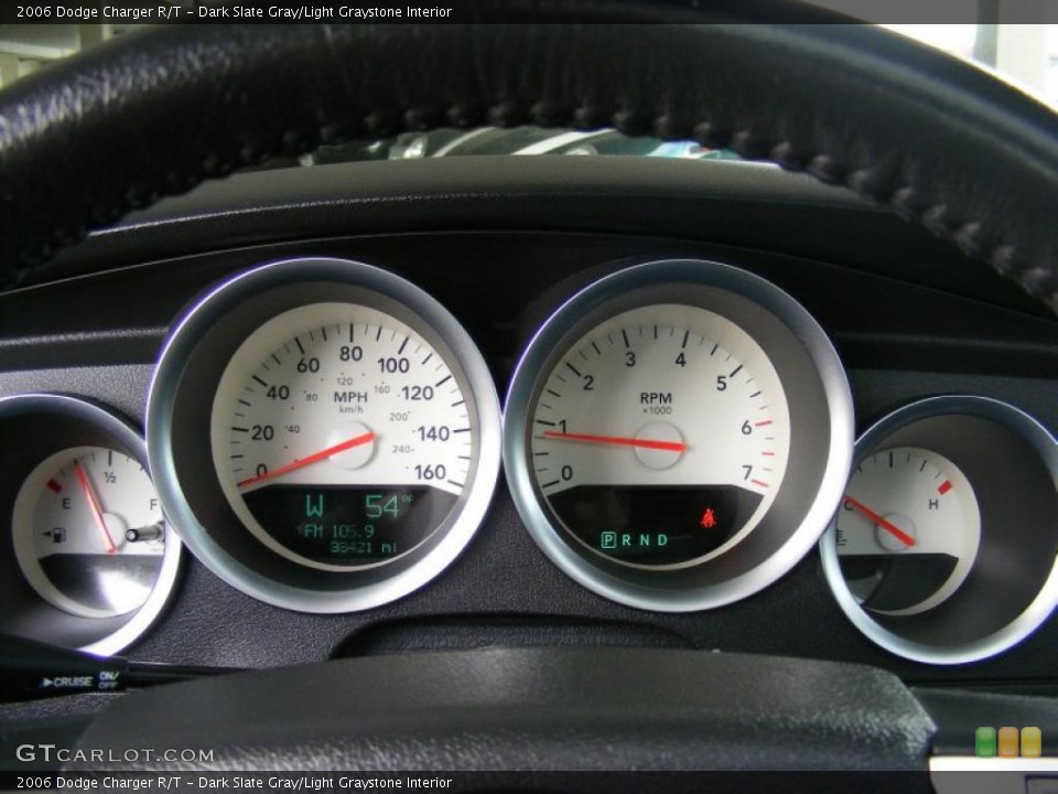 Dark Slate Gray/Light Graystone Interior Gauges for the 2006 Dodge Charger R/T #39281663