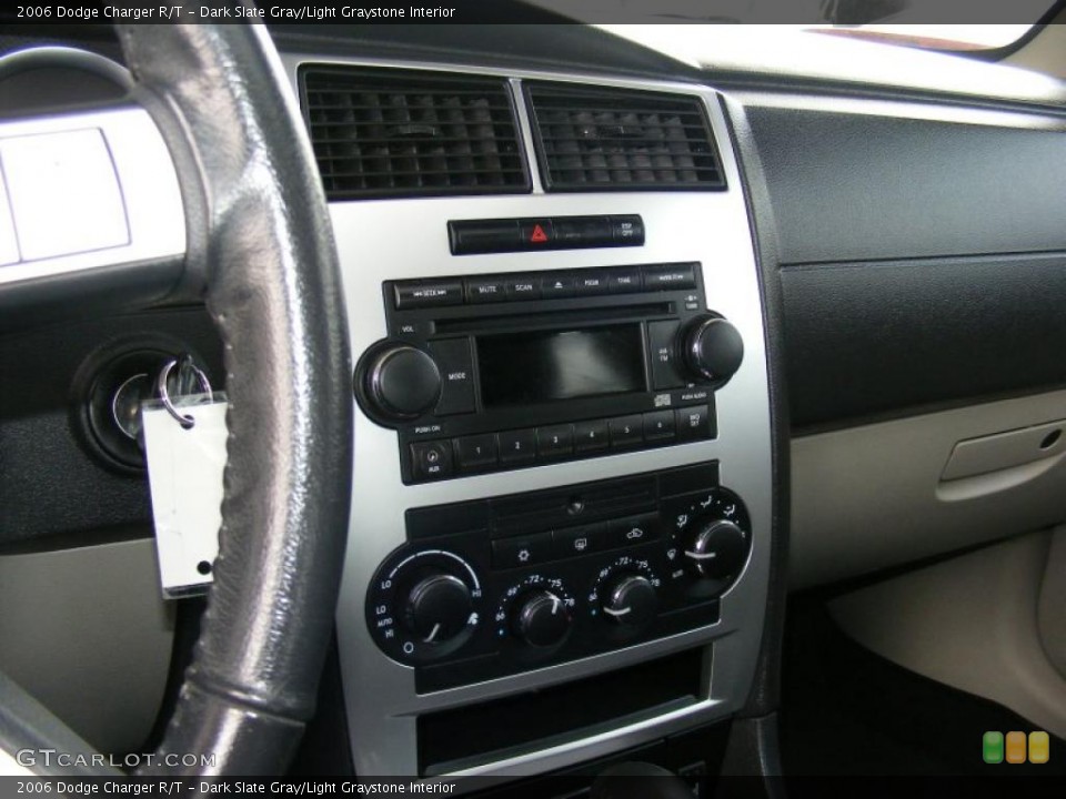 Dark Slate Gray/Light Graystone Interior Controls for the 2006 Dodge Charger R/T #39281699