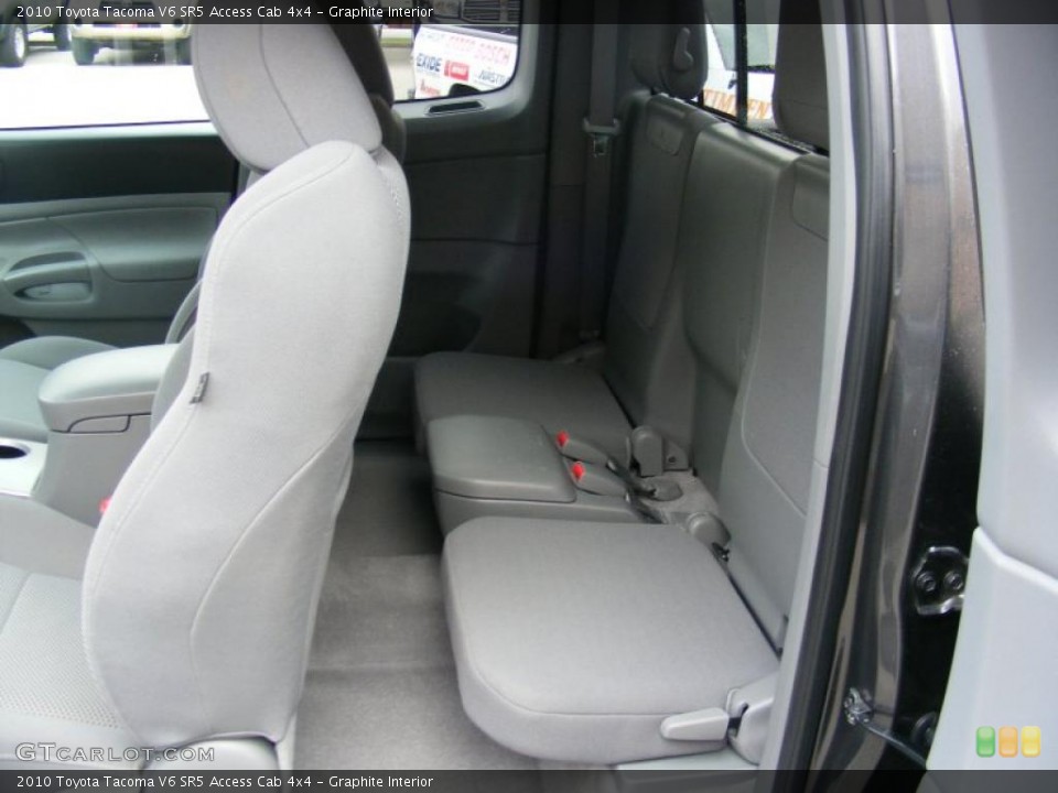 Graphite Interior Photo for the 2010 Toyota Tacoma V6 SR5 Access Cab 4x4 #39281839