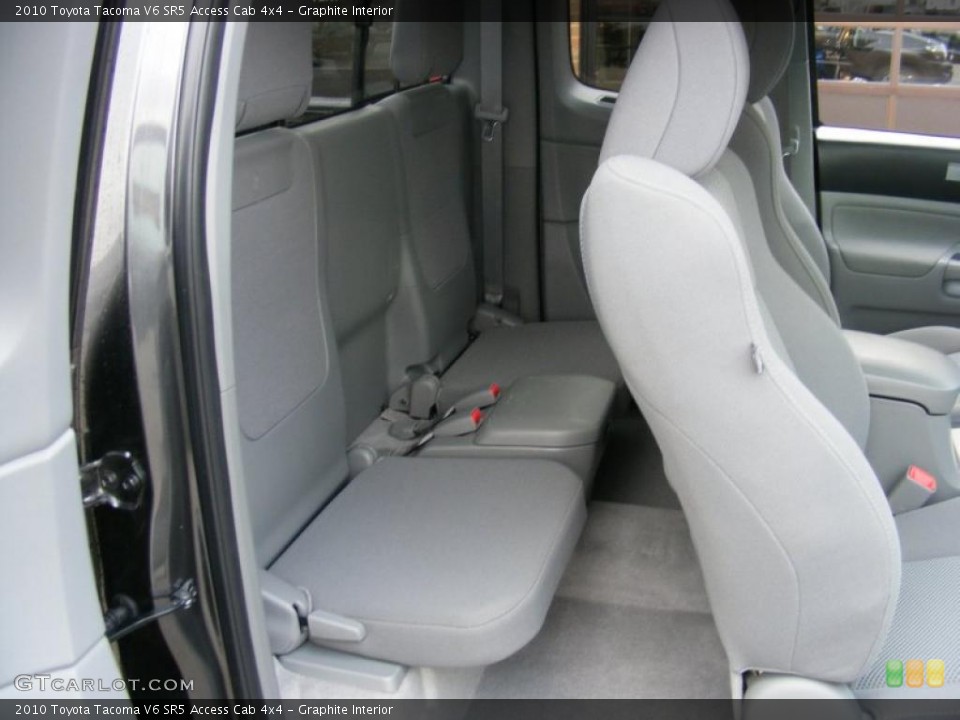 Graphite Interior Photo for the 2010 Toyota Tacoma V6 SR5 Access Cab 4x4 #39281855