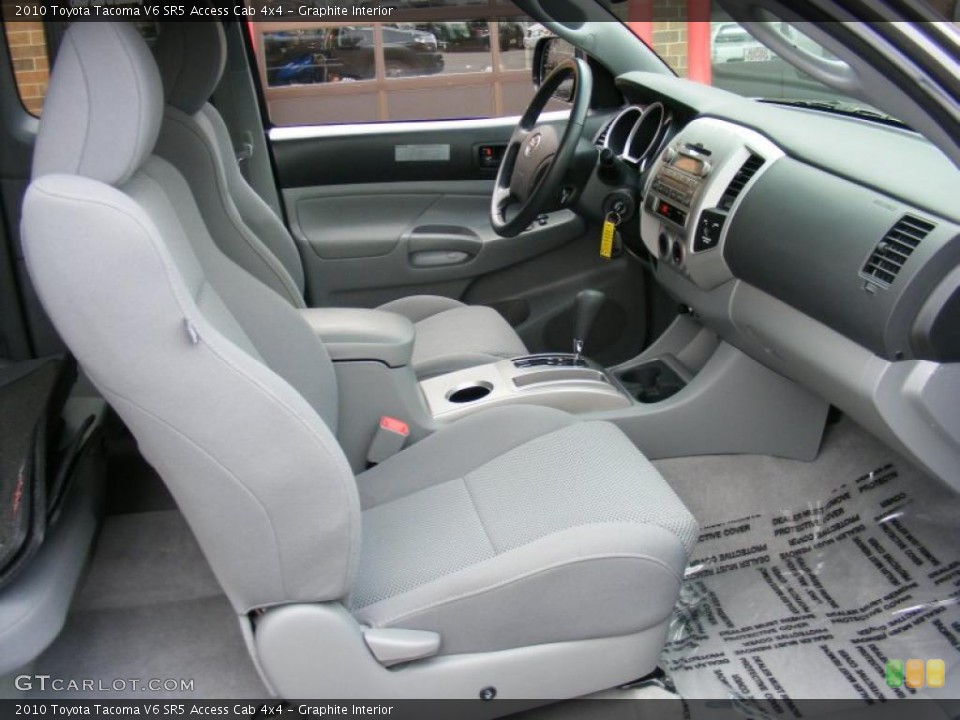 Graphite Interior Photo for the 2010 Toyota Tacoma V6 SR5 Access Cab 4x4 #39281871