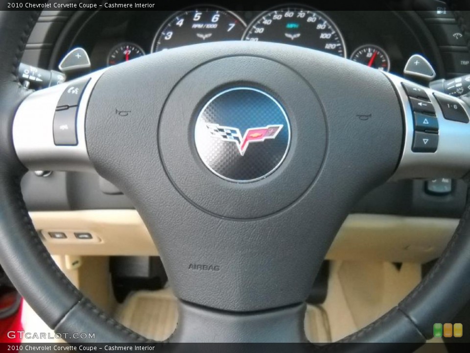 Cashmere Interior Controls for the 2010 Chevrolet Corvette Coupe #39281925