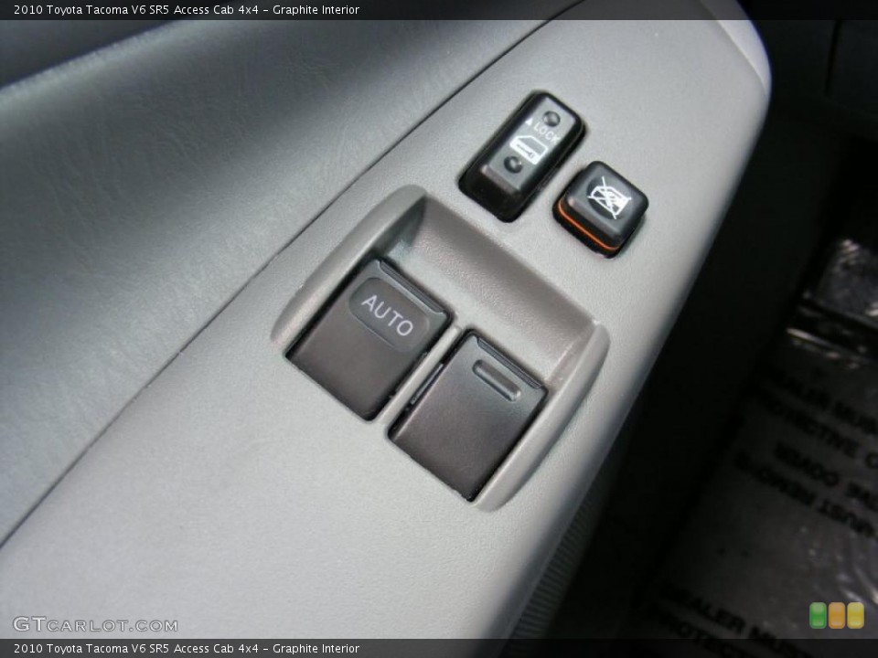 Graphite Interior Controls for the 2010 Toyota Tacoma V6 SR5 Access Cab 4x4 #39282015