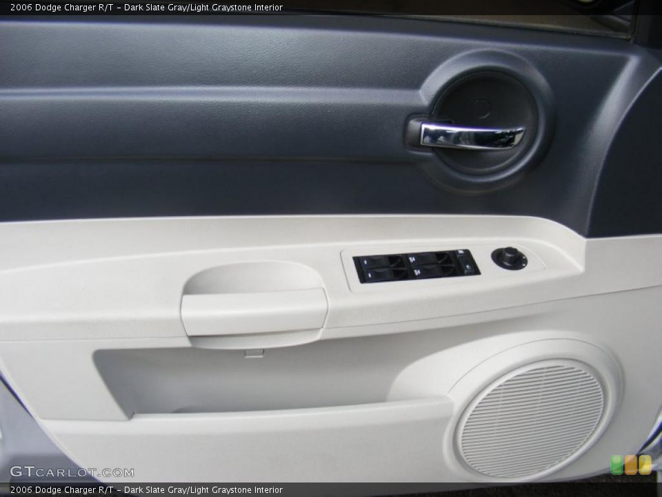 Dark Slate Gray/Light Graystone Interior Door Panel for the 2006 Dodge Charger R/T #39282019