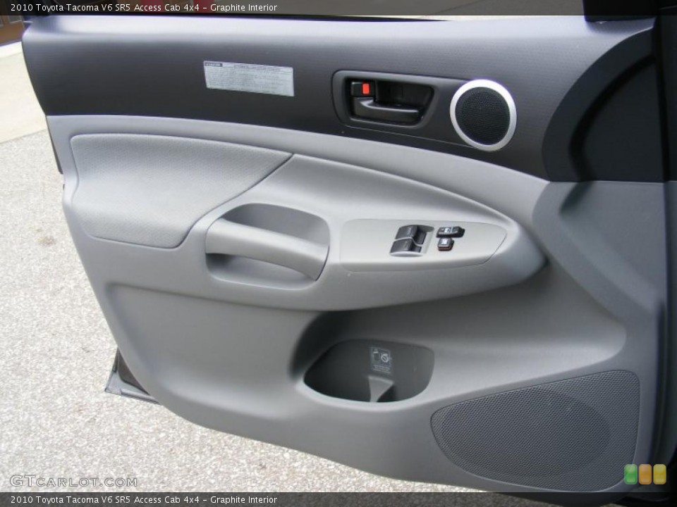 Graphite Interior Door Panel for the 2010 Toyota Tacoma V6 SR5 Access Cab 4x4 #39282047