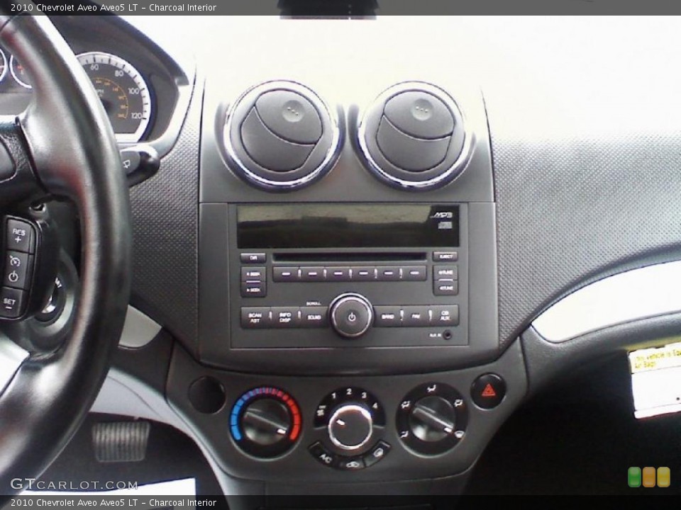 Charcoal Interior Controls for the 2010 Chevrolet Aveo Aveo5 LT #39282311
