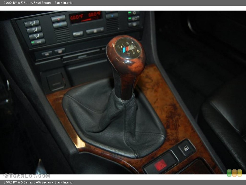 Black Interior Transmission for the 2002 BMW 5 Series 540i Sedan #39282515