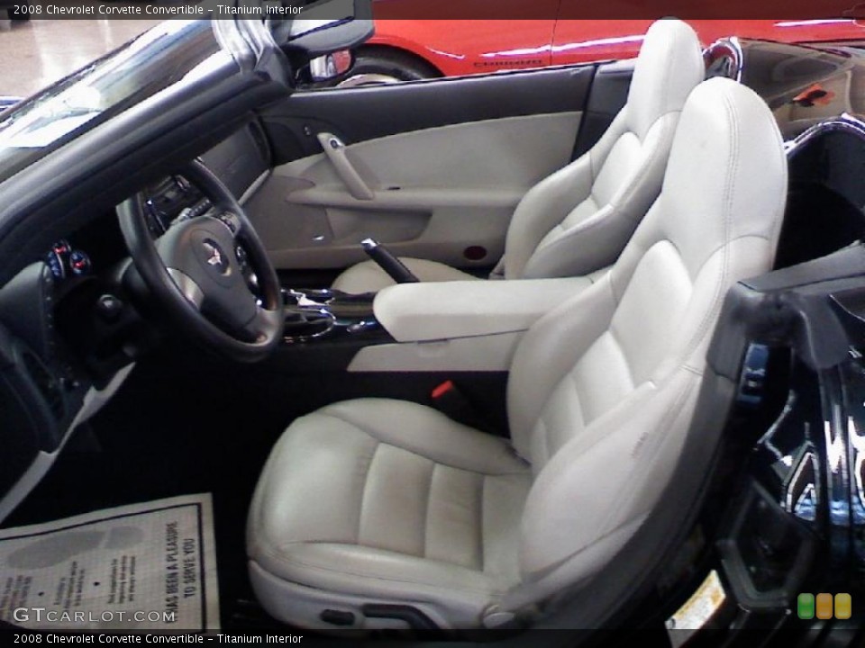 Titanium Interior Photo for the 2008 Chevrolet Corvette Convertible #39282971