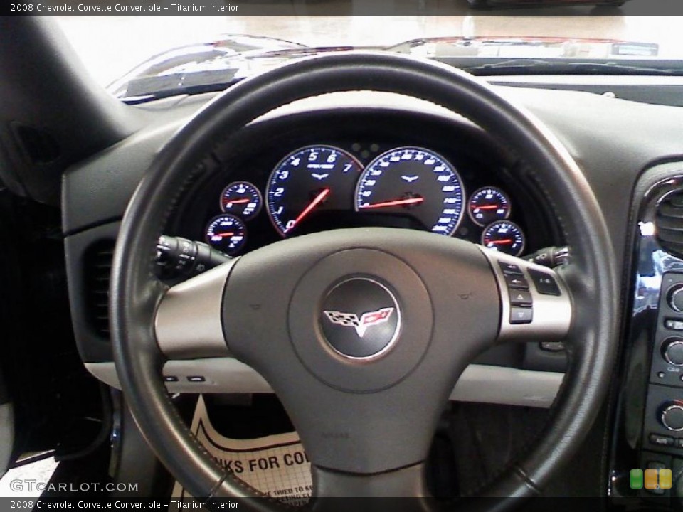 Titanium Interior Gauges for the 2008 Chevrolet Corvette Convertible #39283071