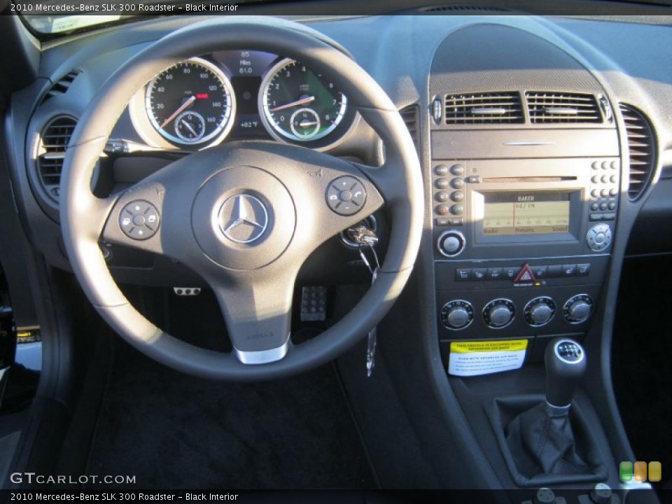 Black Interior Dashboard for the 2010 Mercedes-Benz SLK 300 Roadster #39283639