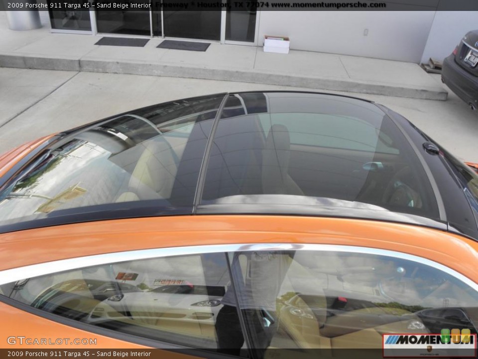 Sand Beige Interior Sunroof for the 2009 Porsche 911 Targa 4S #39284039