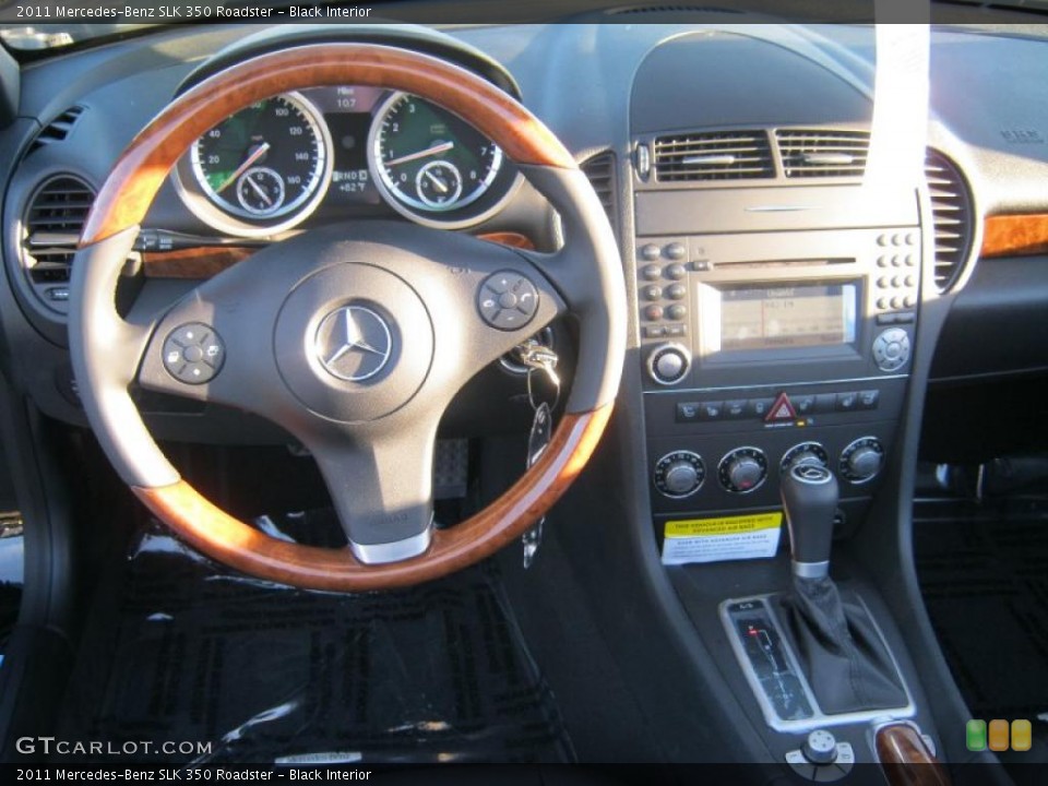 Black Interior Dashboard for the 2011 Mercedes-Benz SLK 350 Roadster #39284375