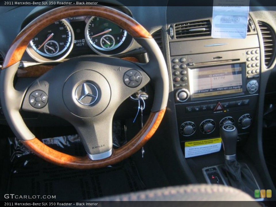 Black Interior Dashboard for the 2011 Mercedes-Benz SLK 350 Roadster #39284467