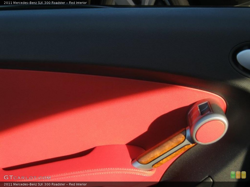 Red Interior Door Panel for the 2011 Mercedes-Benz SLK 300 Roadster #39284531