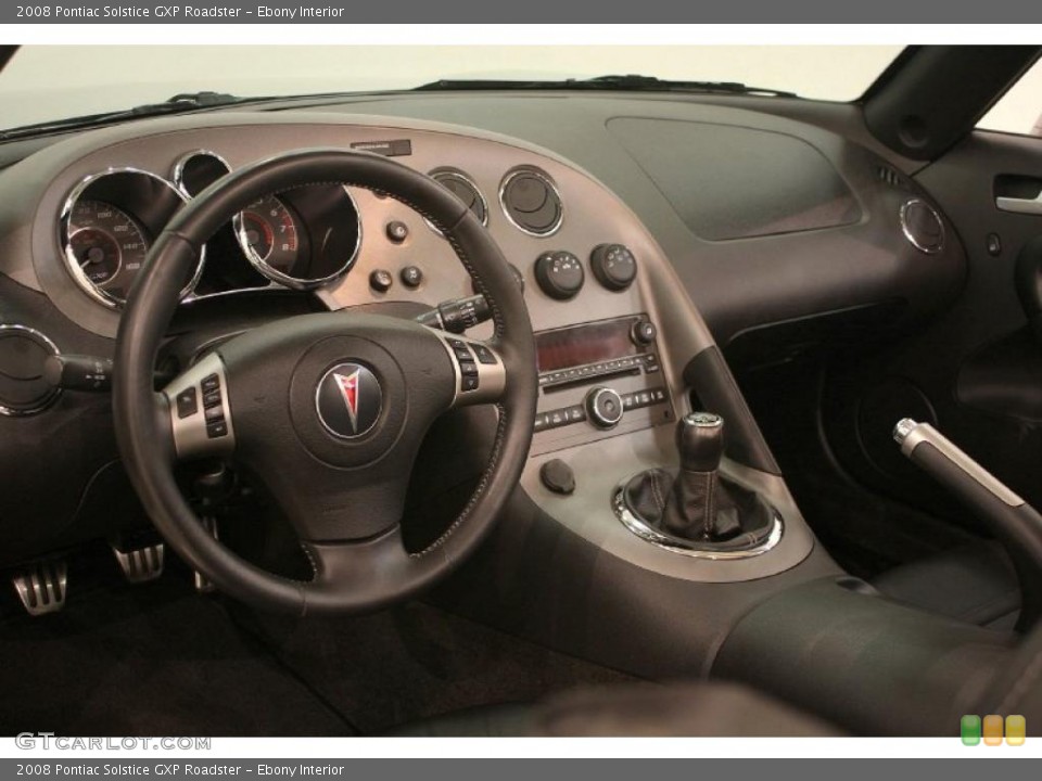 Ebony Interior Prime Interior for the 2008 Pontiac Solstice GXP Roadster #39284919