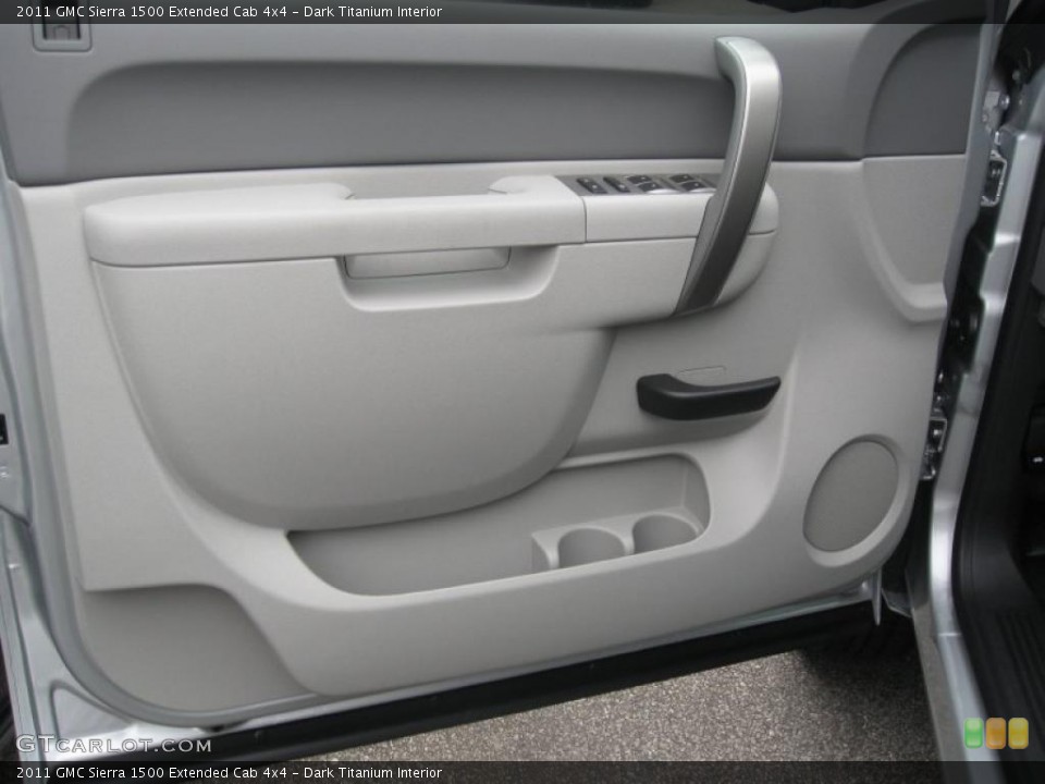 Dark Titanium Interior Door Panel for the 2011 GMC Sierra 1500 Extended Cab 4x4 #39285703