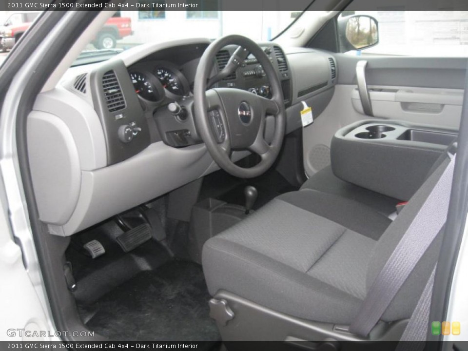 Dark Titanium Interior Prime Interior for the 2011 GMC Sierra 1500 Extended Cab 4x4 #39285719