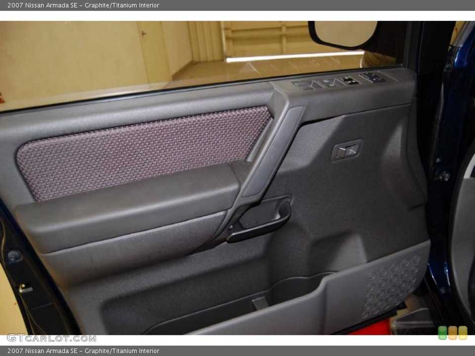 Graphite/Titanium Interior Door Panel for the 2007 Nissan Armada SE #39285723