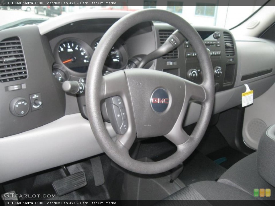 Dark Titanium Interior Dashboard for the 2011 GMC Sierra 1500 Extended Cab 4x4 #39285747