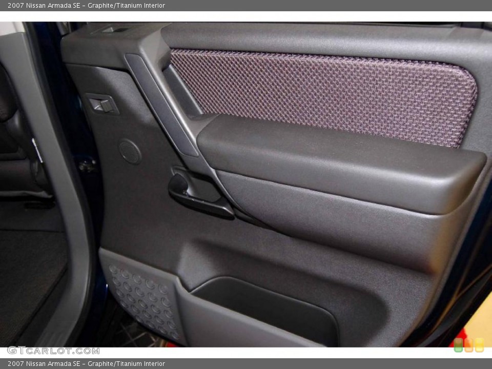 Graphite/Titanium Interior Door Panel for the 2007 Nissan Armada SE #39285839